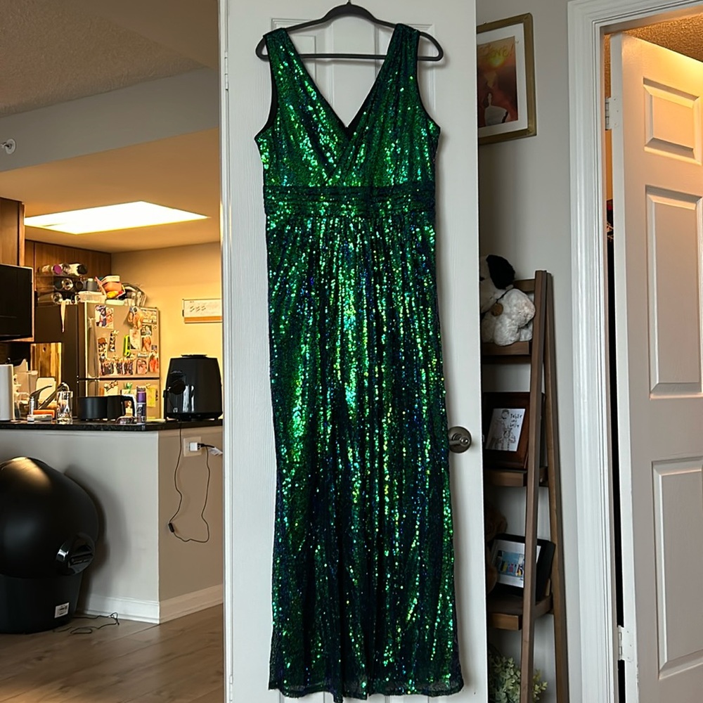 Kate Kasin Full Sequin Dress